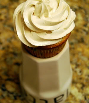 Coffee Cupcakes with Coffee Liqueur Buttercream