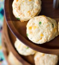 Garlic, Cheddar and Chive Scones