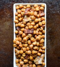 Bacon Roasted Chickpeas