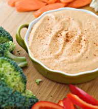 The Smoothest Roasted Red Pepper and Chipotle Hummus