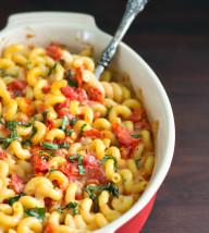 Pasta with Mascarpone and Roasted Tomatoes