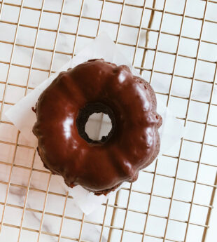 Boozy Chocolate Bourbon Bundt Cake