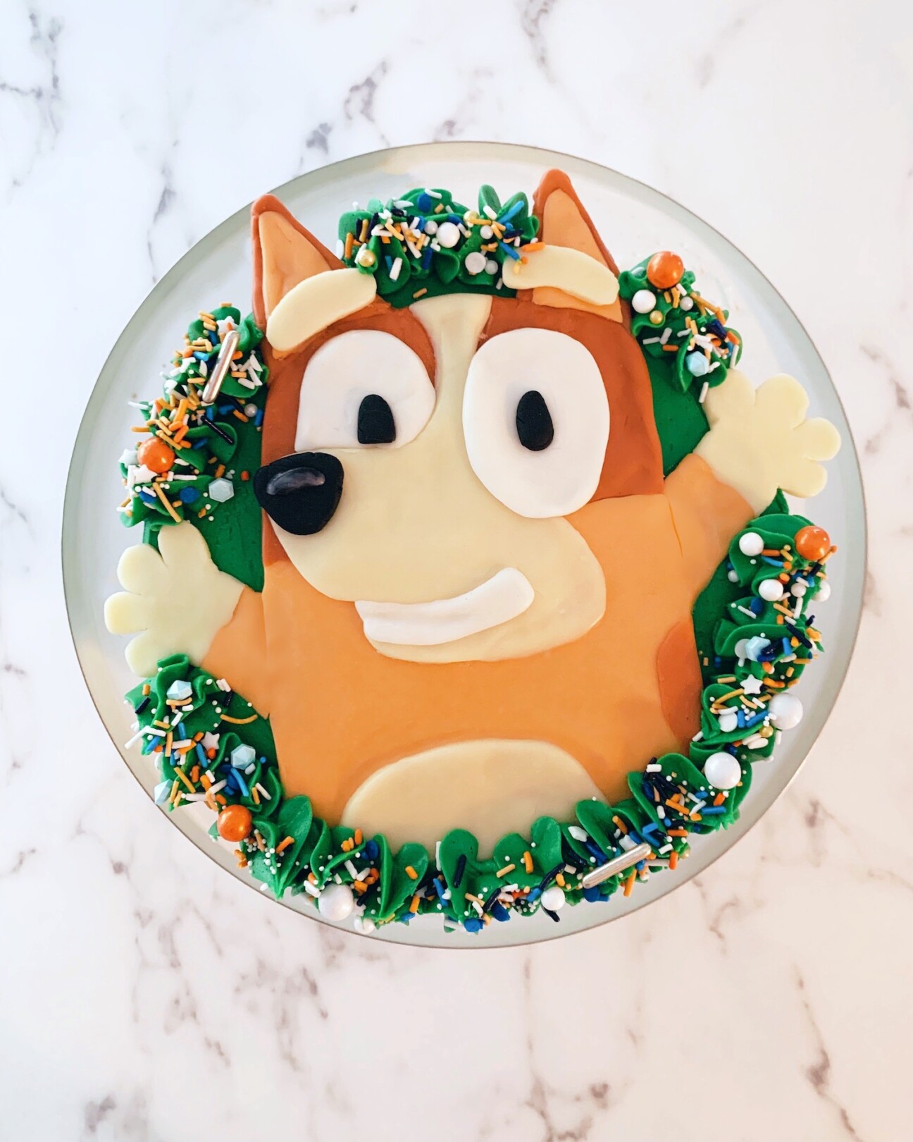 Bluey Inspired Bingo Cake • Cook Like A Champion